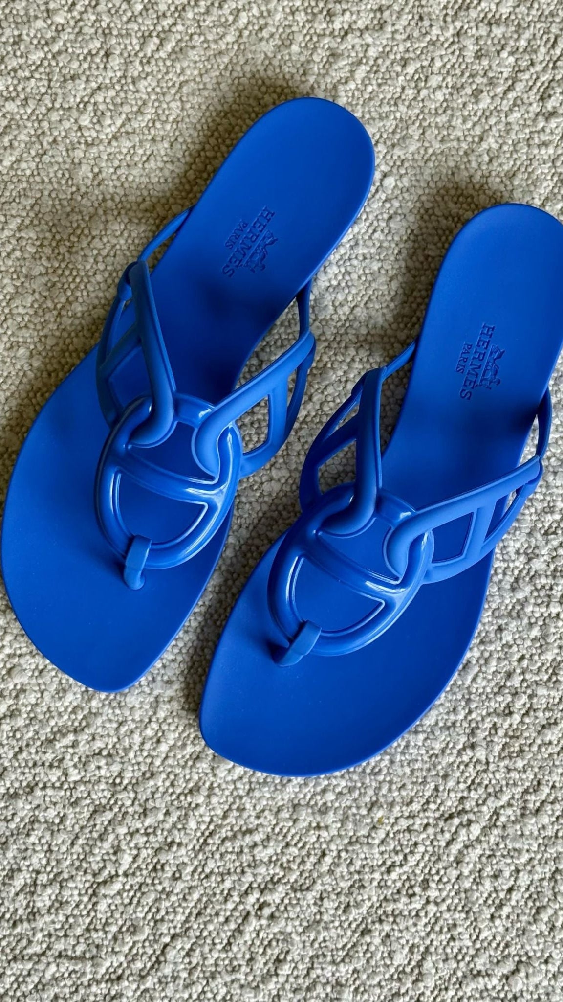 Hermès Egerie Sandals TPU Bleu Outremer