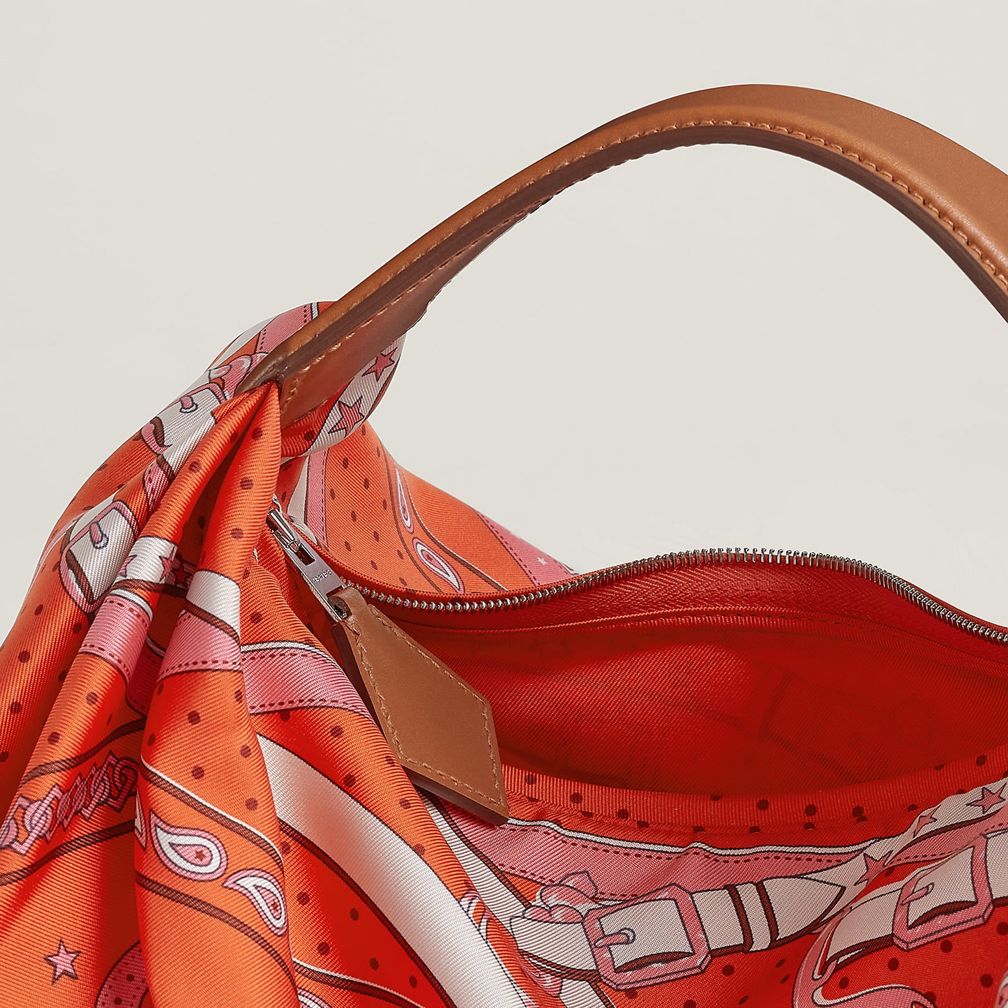 Hermès Balusoie Bag Orange Poppy & Fauve