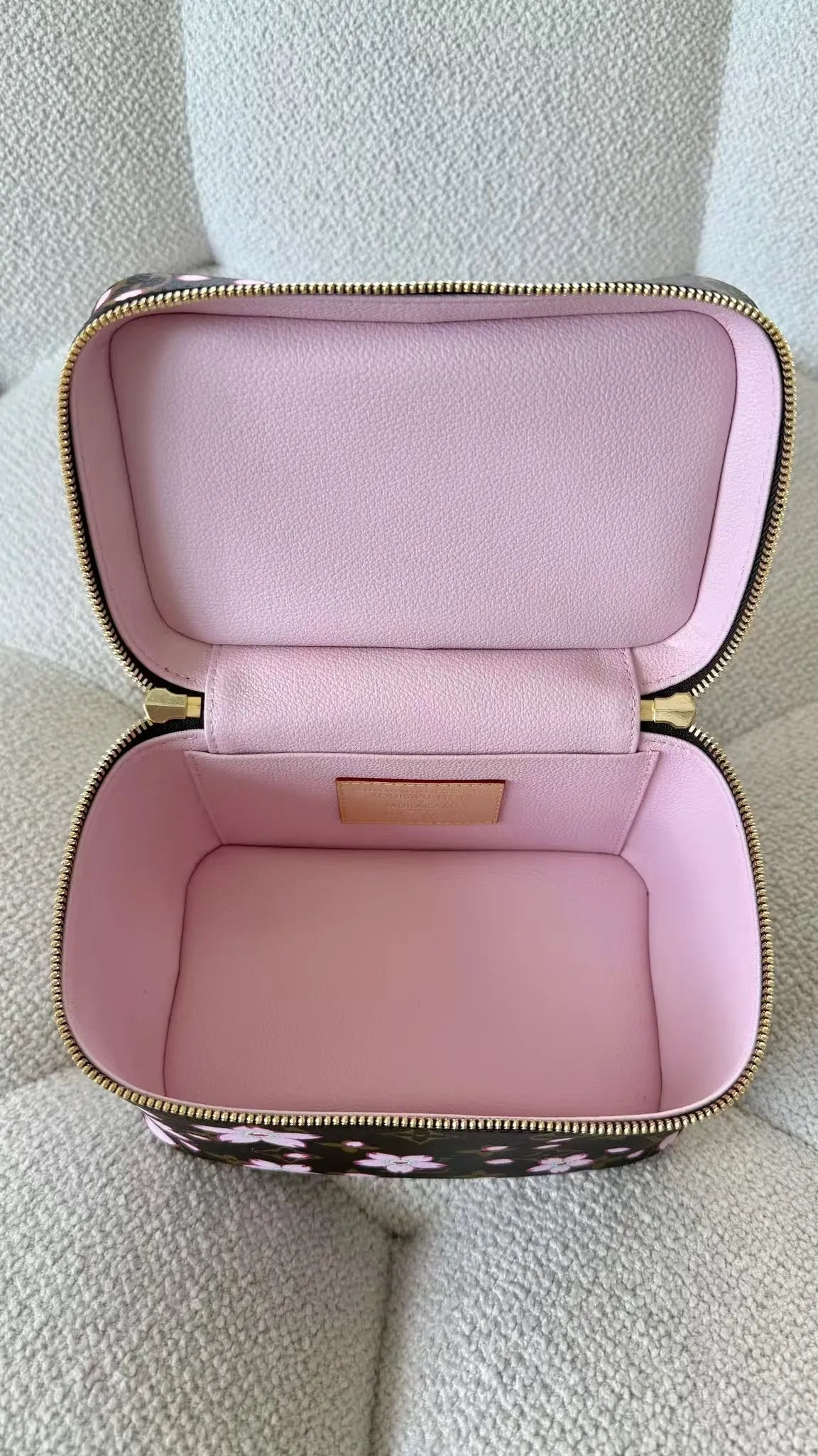 Louis Vuitton x Takashi Murakami “Cherry Blossom” Nice Mini Toiletry Bag Monogram CoatedCanvas GHW