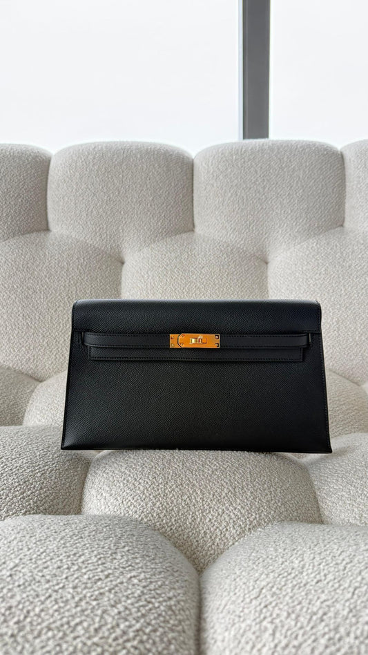 Hermès Kelly Elan Epsom Black GHW K