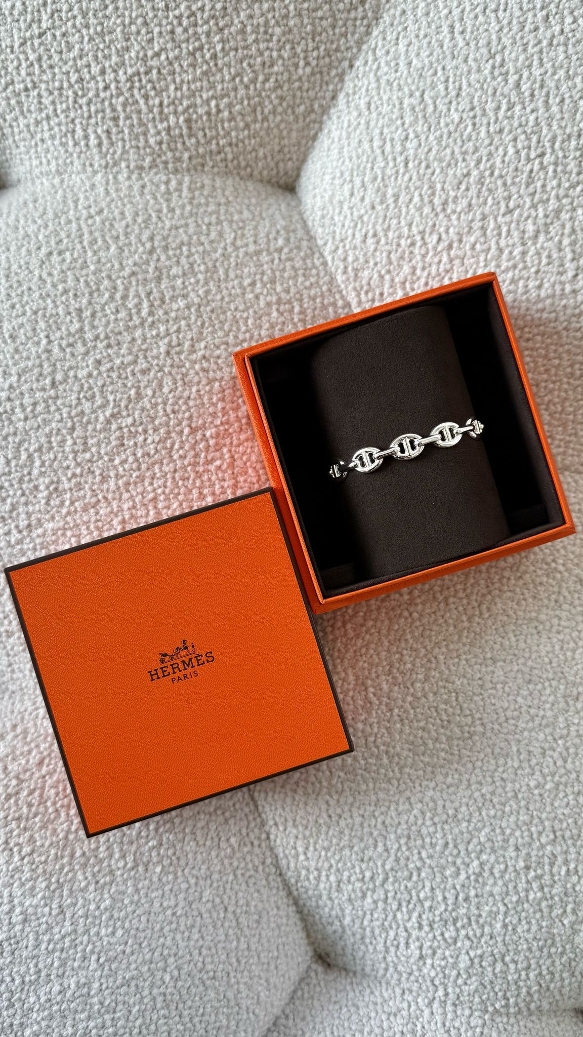 Hermès Chaine d’Ancre Enchainee Bracelet (Medium Model)