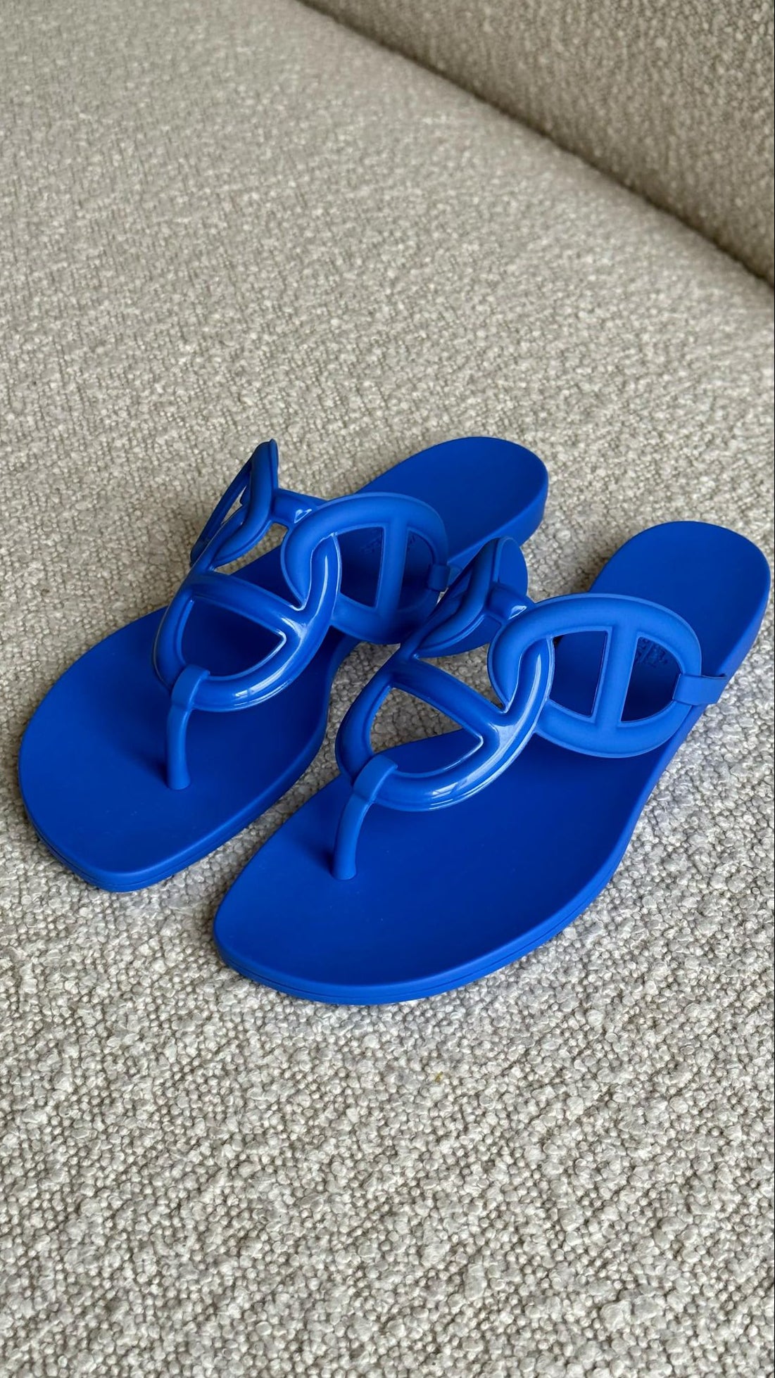 Hermès Egerie Sandals TPU Bleu Outremer