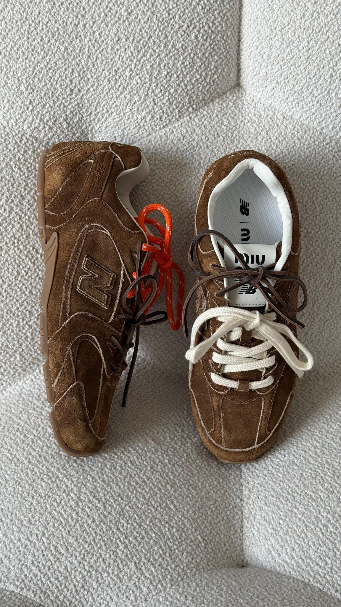 Miu Miu x New Balance 530 SL Trainers Suede Cinnamon