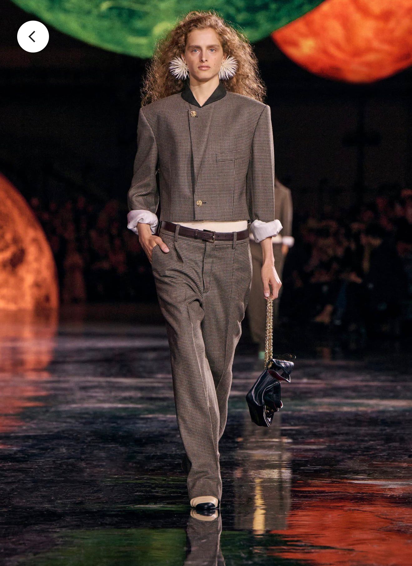 Chanel Spring Summer 2026 Jacket Wool Cloth Brown & Ecru